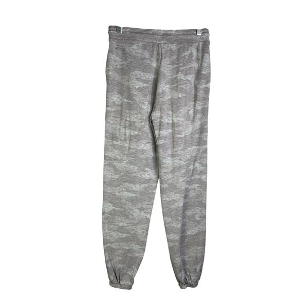Athleta Girl Warm Up Jogger 14 Heather Gray Camo Drawstring Sweatpant Zip Pocket - Picture 3 of 10